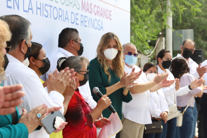 Inauguraron vecinos y Maki Ortiz calle 1ª  Petrolera en Ampliación Pedro J. Méndez 