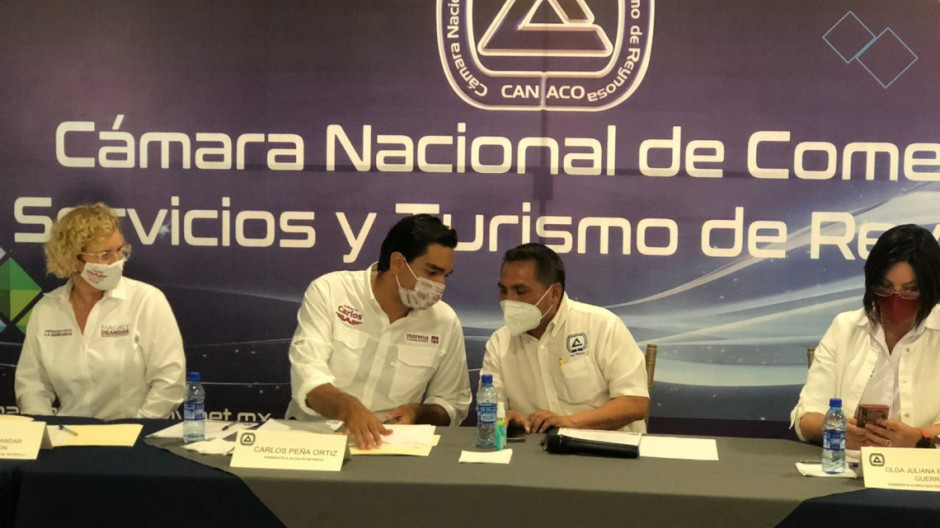 Se suman MORENA-PT a partidos comprometidos con CANACO