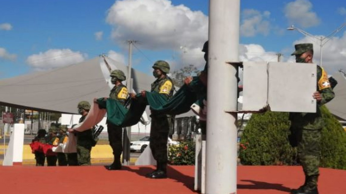 Conmemoran el 110 aniversario de la Revolución Mexicana