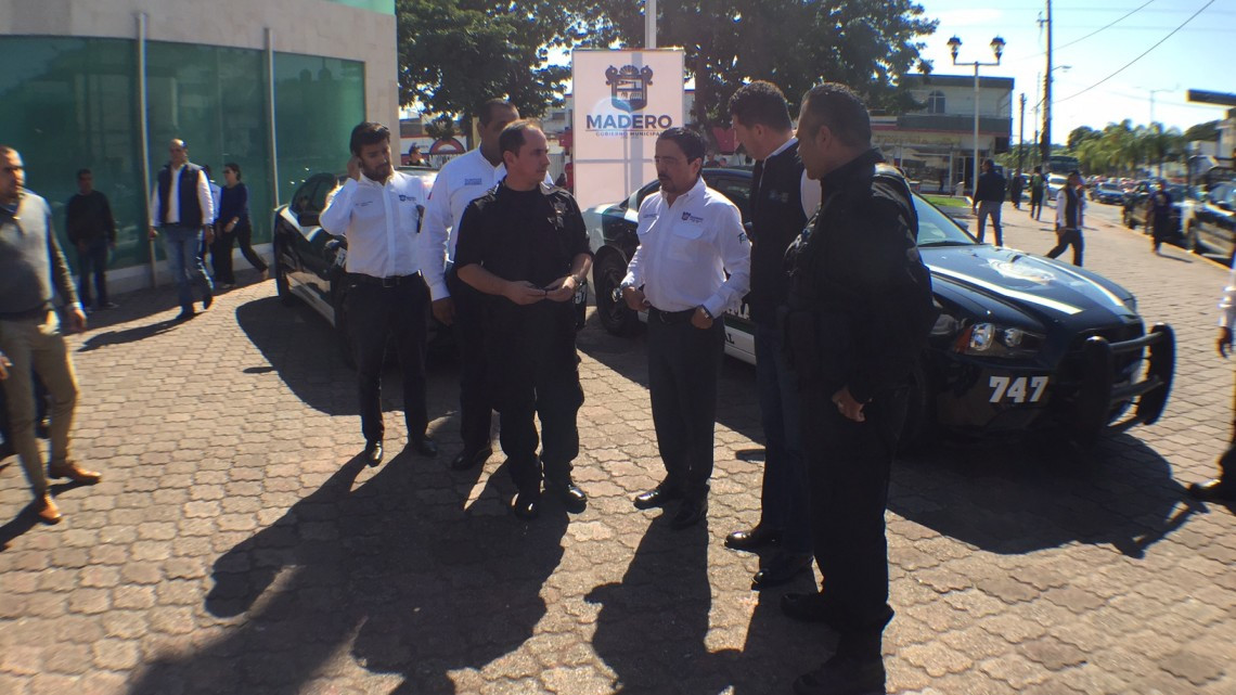 Entregan Madero a Fuerza Tamaulipas dos patrullas usadas 