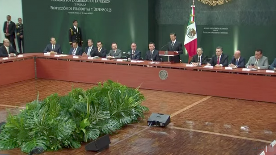 Cada crimen contra un periodista es un atentado contra libertad de expresión: EPN   