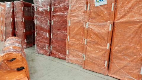 Gobierno de Tamaulipas distribuye cápsulas de aislamiento para pacientes contagiados de COVID-19