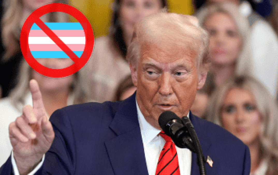 Trump firma orden ejecutiva que prohíbe a mujeres transgénero competir en categorías femeninas de deportes