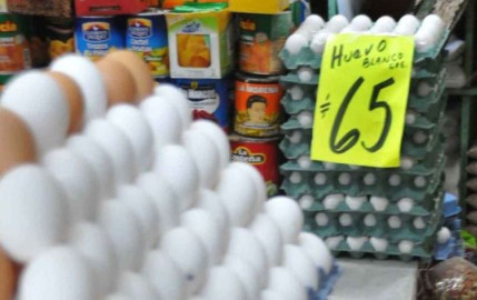 Reportan incremento de hasta 40% en huevo 