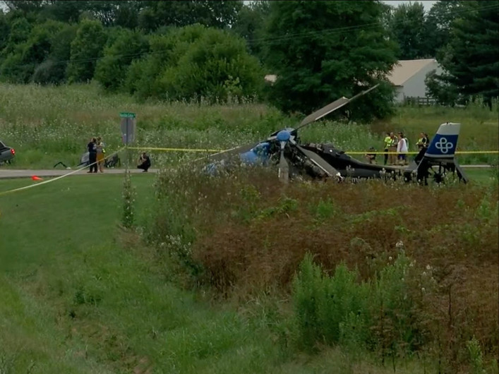 Helicóptero toca cables de alta tensión y se accidenta en Afganistán