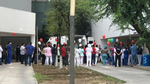 Dan de alta a enfermera contagiada de COVID-19