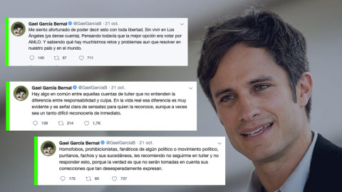 Afirma Gael García que votar por AMLO era la mejor opción