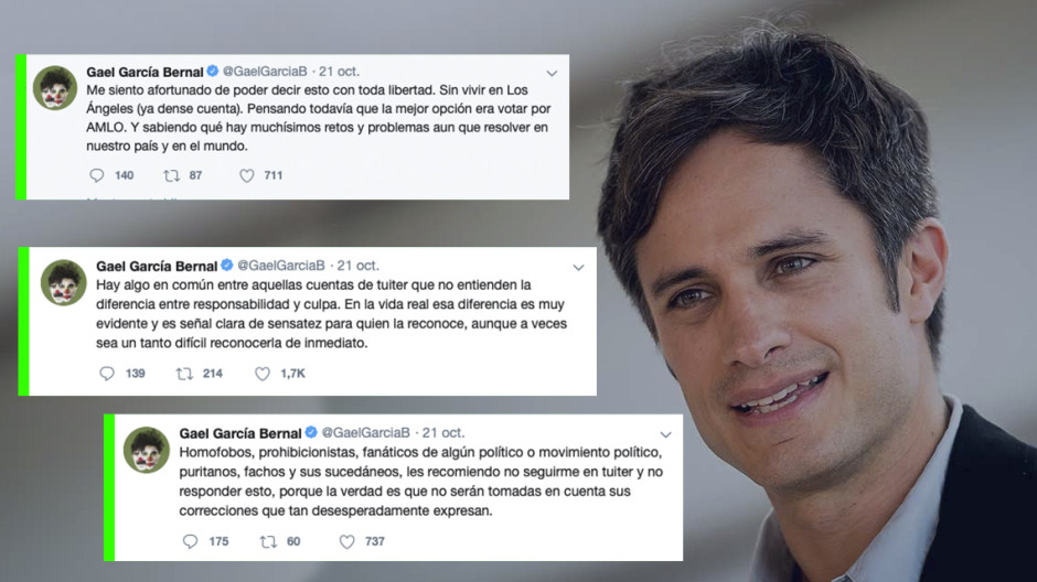 Afirma Gael García que votar por AMLO era la mejor opción