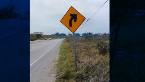 Instalan nueva señalética vial en  Madero 