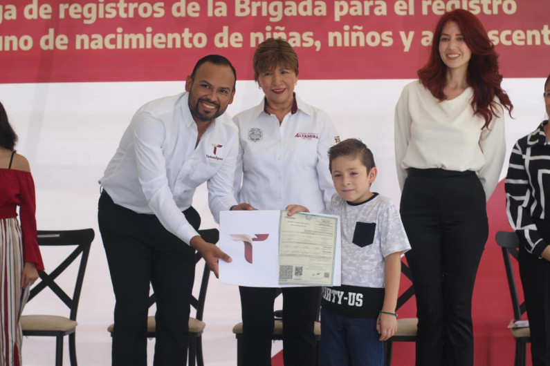 Realizan Brigada para el Registro Oportuno de Nacimiento en Altamira