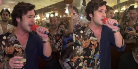 Diego Boneta es fuertemente criticado por no saber cantar en un bar