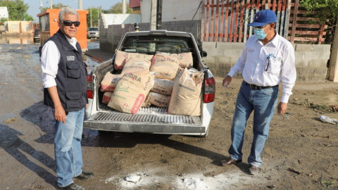 Continúa atención a familias de Reynosa tras inundaciones
