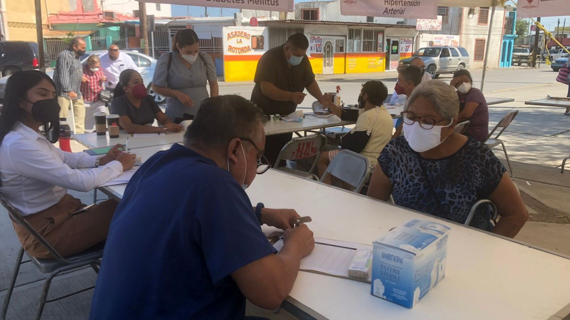 Realizan Brigada Médico Asistencial en la colonia Infonavit de Nuevo Laredo 