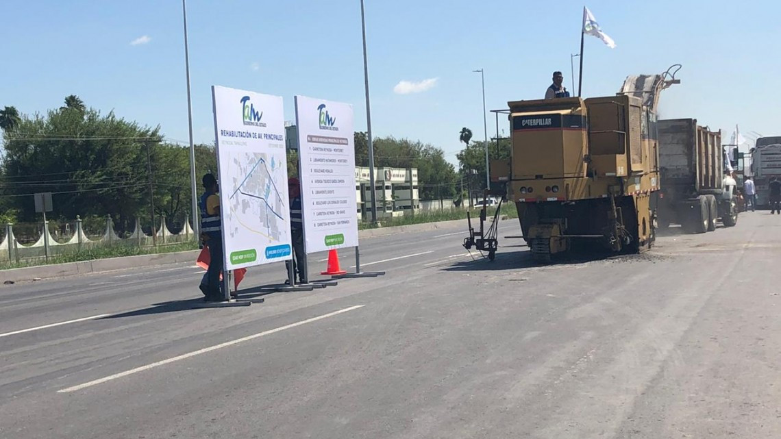Dan banderazo a Programa de Rehabilitación de Avenidas