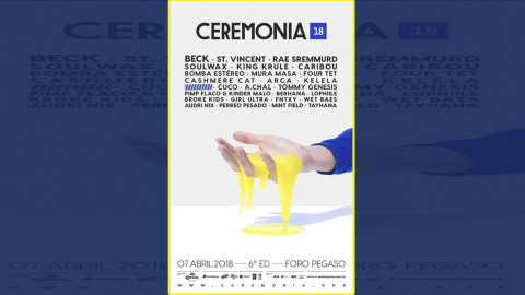 ¡Ya llegó el cartel del Ceremonia 2018!