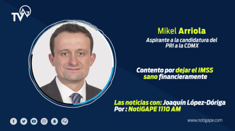Contento por dejar el IMSS sano financieramente: Mikel Arriola