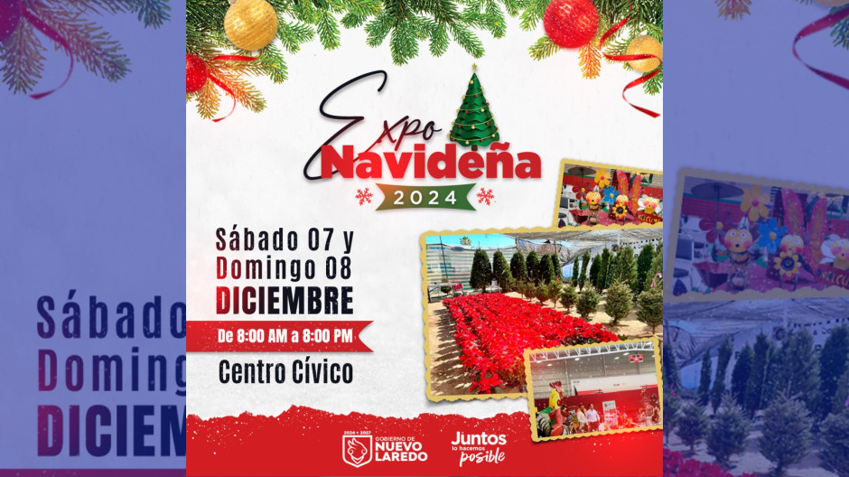 Invitan a adquirir regalos para fiestas decembrinas en Expo Navideña 2024