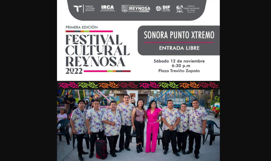 Sonora Punto Extremo en la plaza Treviño Zapata 