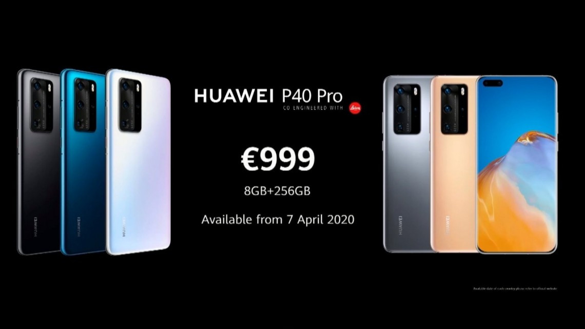 Presenta Huawei P40 Pro 5G; llegará a México en abril