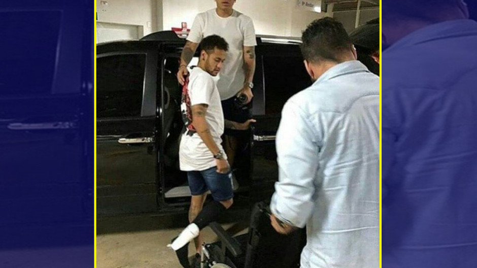 Operan con éxito a Neymar