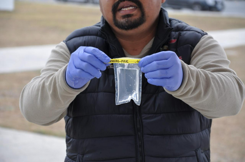 Recibe personal de la Secretaría de Recursos Hidráulicos capacitación para muestreo de aguas residuales