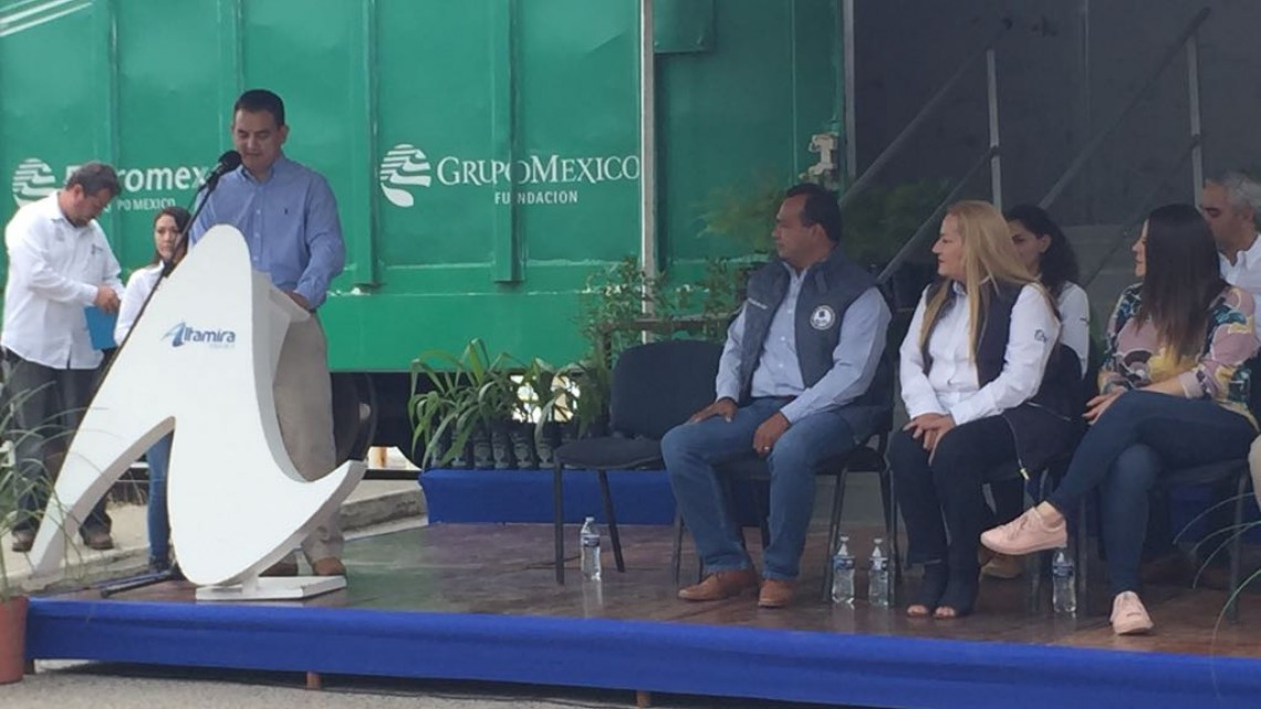 Llega vagon verde a Altamira