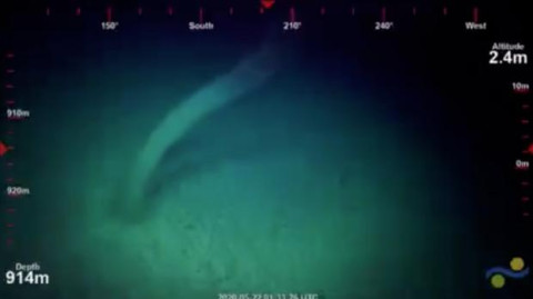 Graban un extraño tornado submarino en costas de Australia