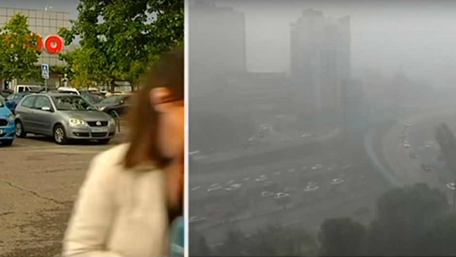 Se equivoca reportera en vivo y sale corriendo