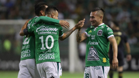 León se impone 2-0 ante LAFC en la ida de los octavos de la Liga de campeones de Concacaf