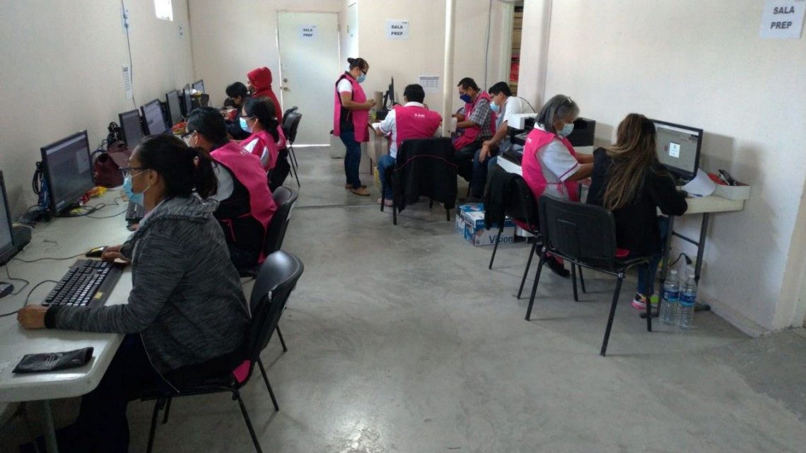 Realizan simulacros del PREP en Tamaulipas