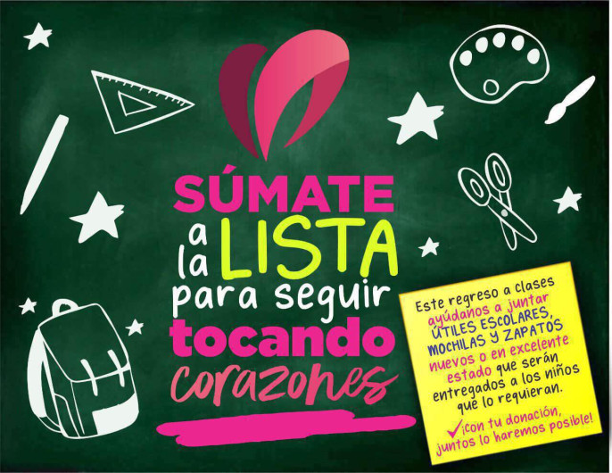 Sistema DIF de Nuevo Laredo invita a colecta de útiles escolares 