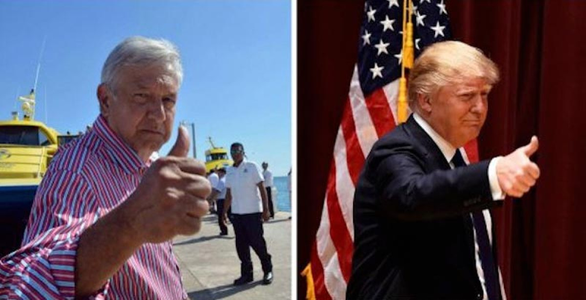 Trump dice irle muy bien en acuerdo comercial con AMLO