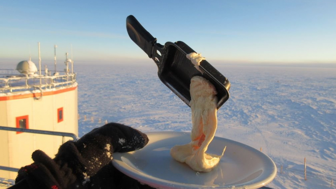 Capturan instantes a 80 grados bajo cero