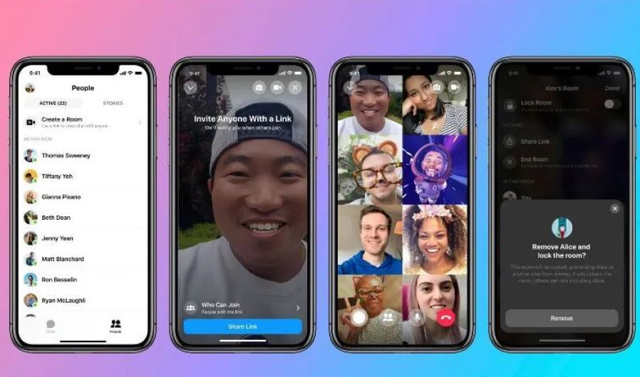 Facebook lanza servicio de videollamadas con capacidad de hasta 50 personas