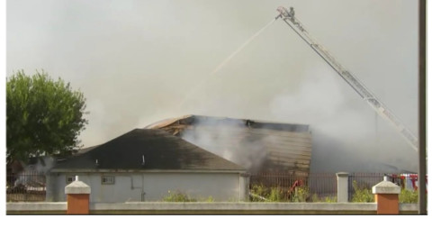Hidalgo registra fuerte incendio; fue controlado por bomberos