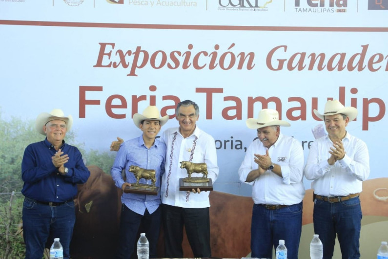 Inaugura Américo Villarreal exposición ganadera en la Feria Tamaulipas 2025
