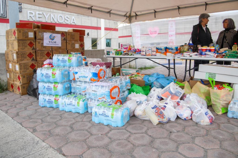 Recauda Gobierno de Reynosa ayuda para damnificados
