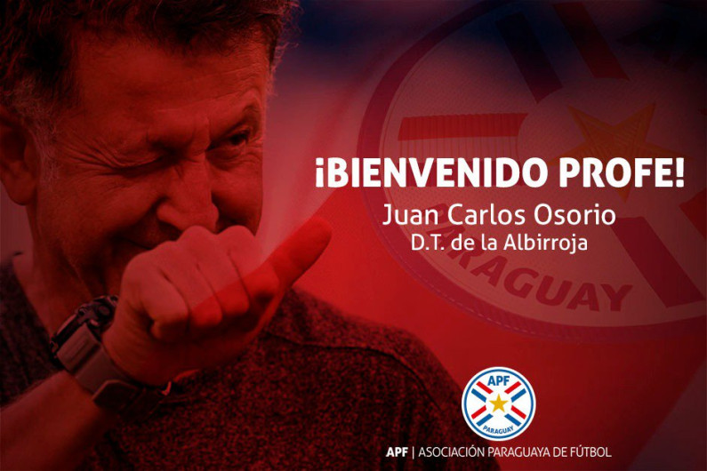 Juan Carlos Osorio es nuevo DT de Paraguay