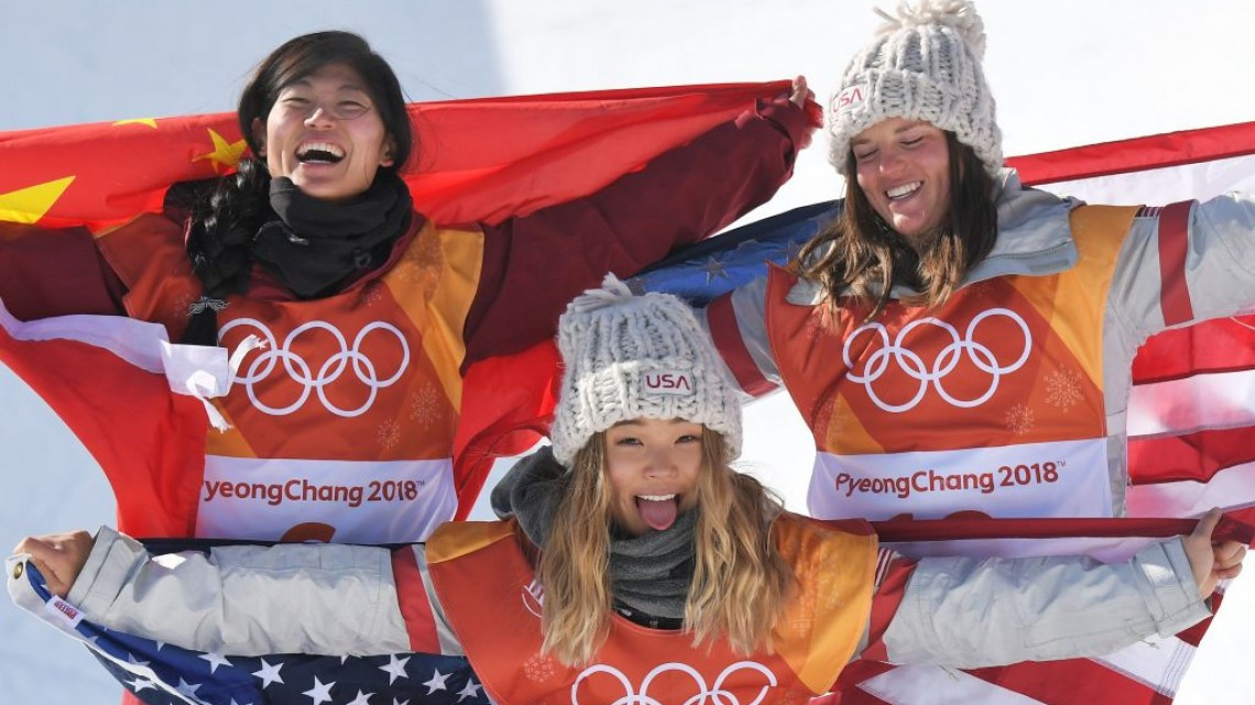 Chloe Kim, con tan solo 17 añitos, consiguió su primer oro olímpico 