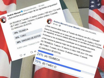 Propone AMLO cambiar nombre del USMCA