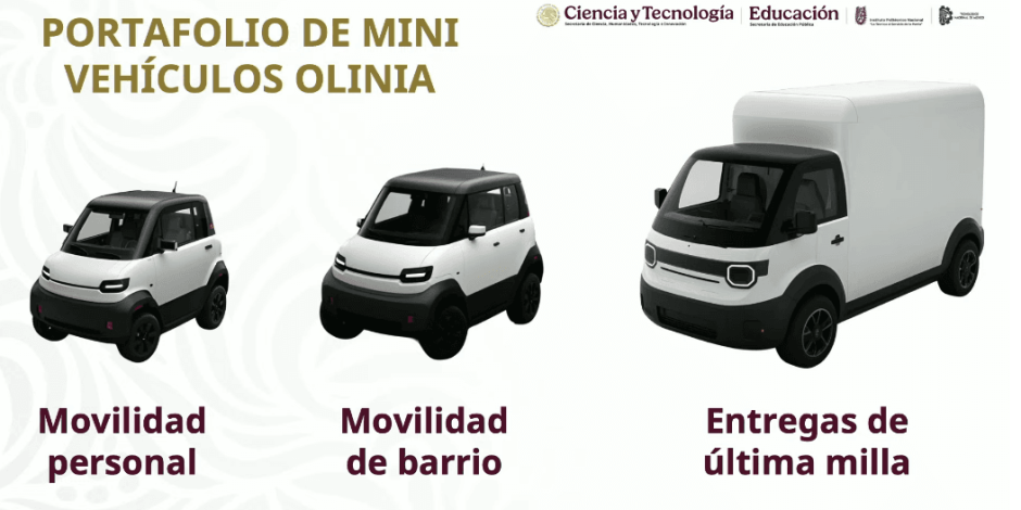 Gobierno presenta Olinia, primera armadora mexicana de mini vehículos eléctricos