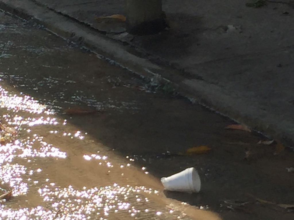 Agua se desperdicia por enorme fuga en sector Montealto