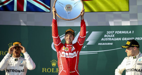 Vettel gana el Gran Premio de Australia 
