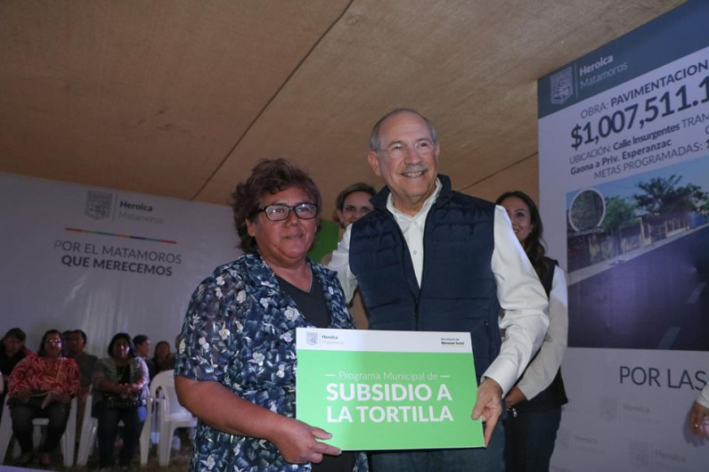 Garantizan programas sociales en Matamoros 