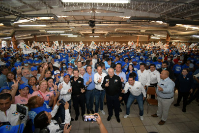 Truko toma protesta a estructura electoral de Reynosa