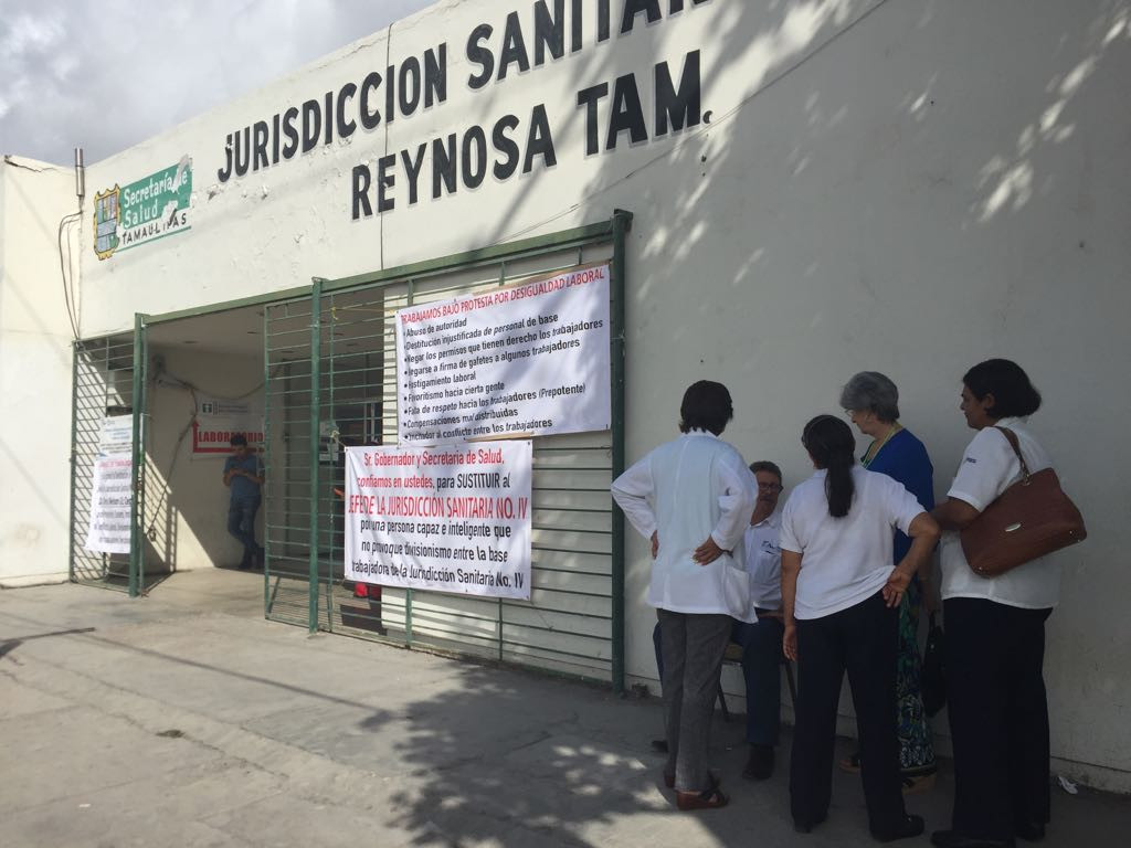 Sindicalizados piden destitución del Jefe de IV Jurisdicción Sanitaria