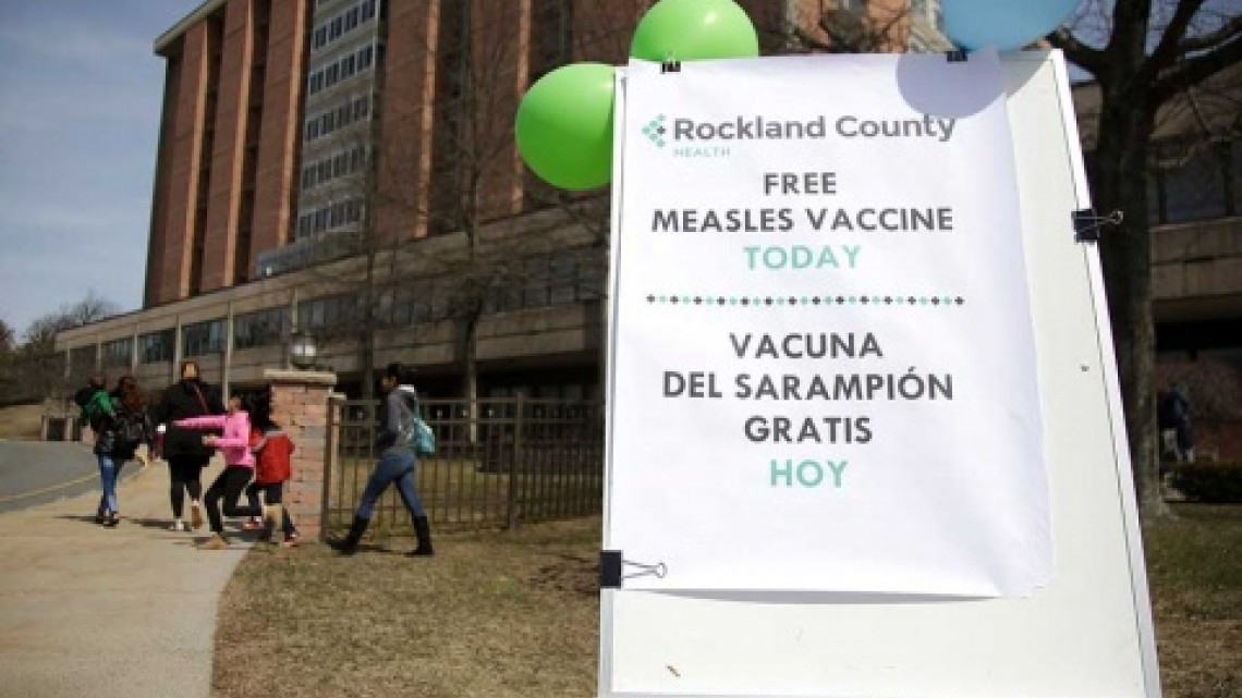 Emergencia Pública en NY por brote de sarampión