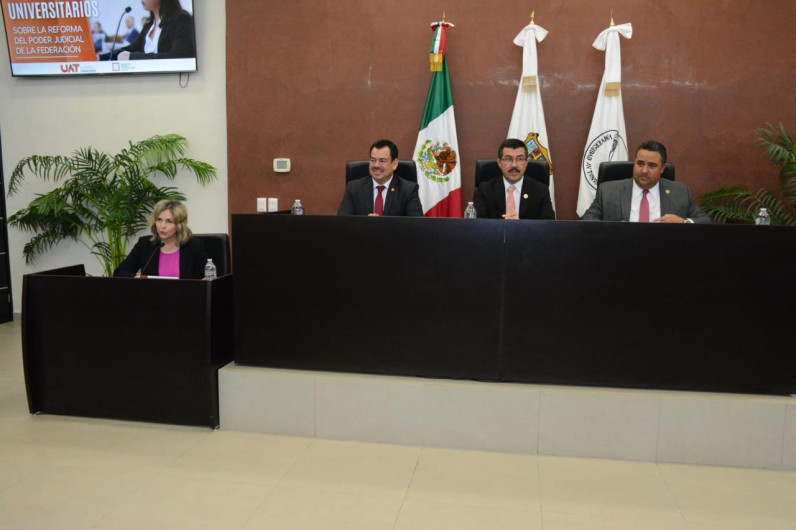 Empiezan en la UAT los foros sobre la reforma al Poder Judicial de la Federación