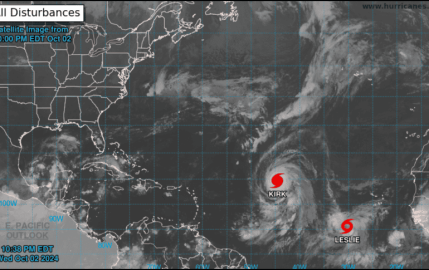 El huracán Kirk alcanza la categoría 3 en el Atlántico