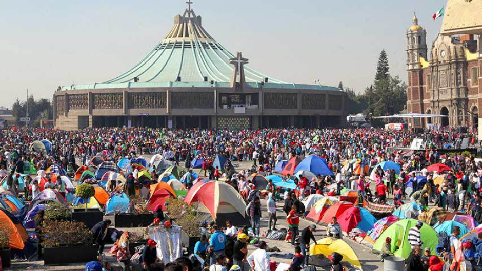 Llegan más de cinco mil peregrinos llegaron a la Basílica
